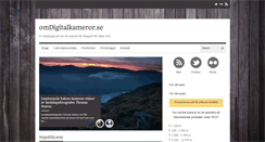 Desktop Screenshot of omdigitalkameror.se